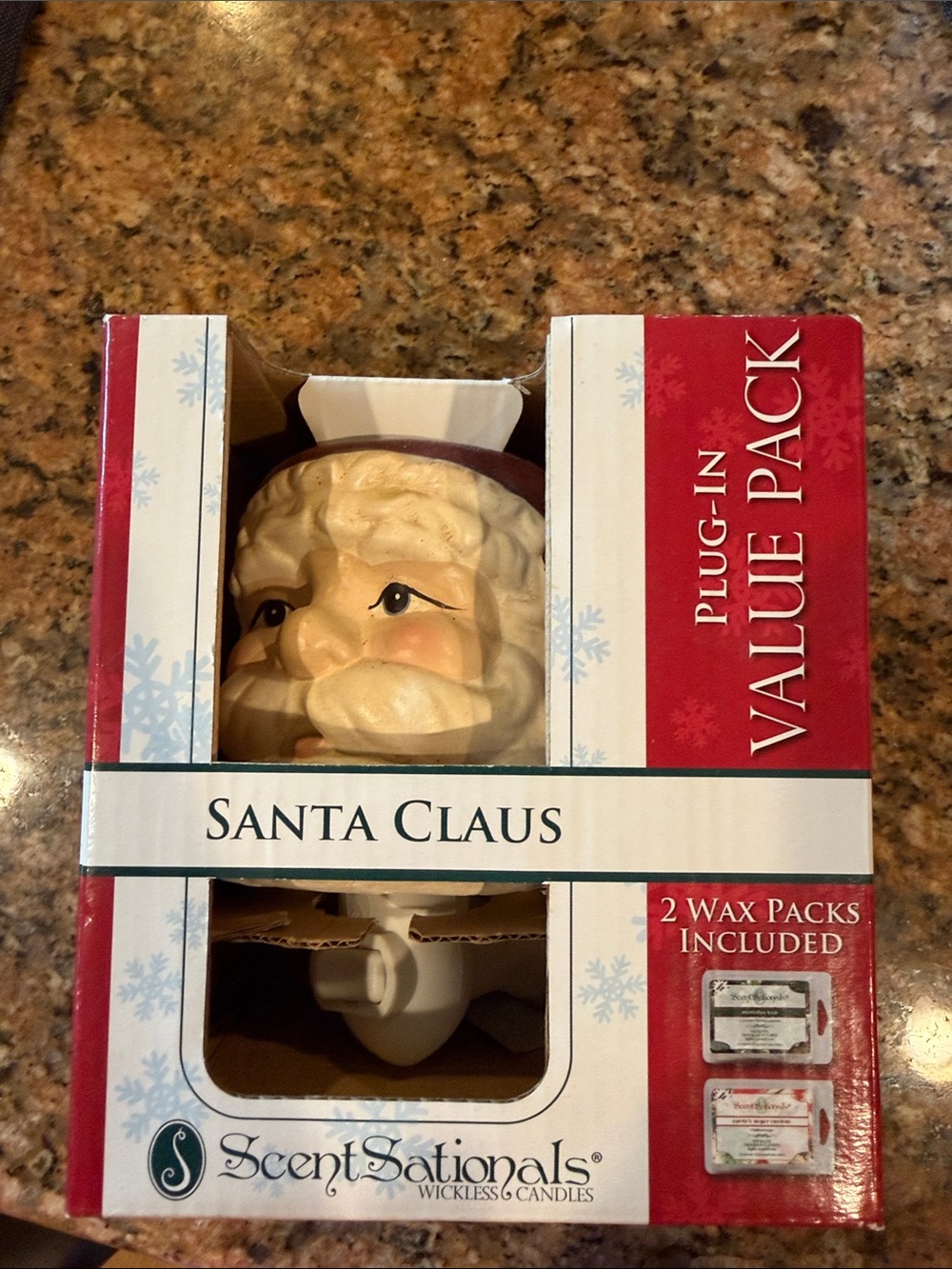 Santa Claus Plug-In Wax Warmer - Red and Cream